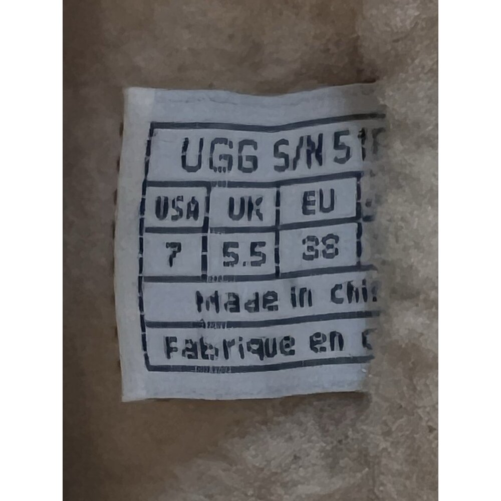 UGG Upside Shearling Cuff Winter Boots Womens Size‎ 7 EUR 38 Chestnut - Picture 8 of 8